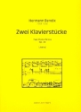 2 Klavierstcke op.20 fr Klavier