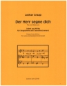 Der Herr segne dich fr Gesang und Tasteninstrument Partitur und Stimme