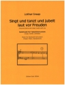 Singt und tanzt und jubelt laut vor Freuden fr Tasteninstrument