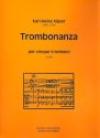 Trombonanza fr 4 Posaunen und Bassposaune Partitur und Stimmen