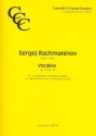 Vocalise op.34,14 fr gem Chor und Klavier (Orgel) Partitur