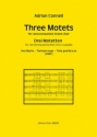 3 Motets f�r gem Chor a cappella Partitur