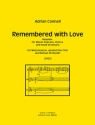 Remembered with Love fr Mezzosopran, gem Chor und kleines Orchester Partitur