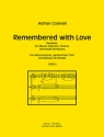 Remembered with Love fr Mezzosopran, gem Chor und kleines Orchester Partitur