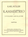 Kammertrio op.6 fr 2 Violinen und Klavier Stimmen