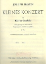 Kleines Konzert F-Dur fr Klavier, Cembalo und Streicher (Hrner ad lib) Horn 1/2