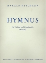 Hymnus fr Violine und Orgel-Positiv (Klavier)
