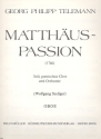 Matthus-Passion fr Soli, gem Chor und Orchester Oboe