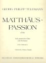 Matthus-Passion fr Soli, gem Chor und Orchester Violoncello/Kontrabass/Violone/Fagott