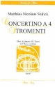 Concertino a 4 stromenti fr Oboe, Klarinette, Fagott und Bc Partitur und Stimmen