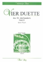4 Duette des 18. Jahrhunderts Band 2 für 2 Fagotte Partitur und Stimmen