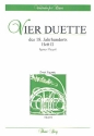 4 Duette des 18. Jahrhunderts Band 2 fr 2 Fagotte Partitur und Stimmen