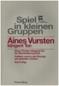 Aines Vursten klingent Ton fr 2 Trompeten, 2 Posaunen , Tuba Partitur und Stimmen