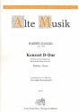 Konzert D-Dur Hob.VIIF:1 fr Flte und Streicher Partitur