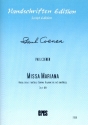 Missa Mariana op.189 fr Sopran, Klarinette in C und Orgel Partitur,  Faksimile