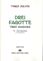 3 Fagotte fr 3 Fagotte Partitur und Stimmen