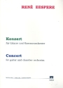 Konzert fr Gitarre und Kammerorchester Studienpartitur