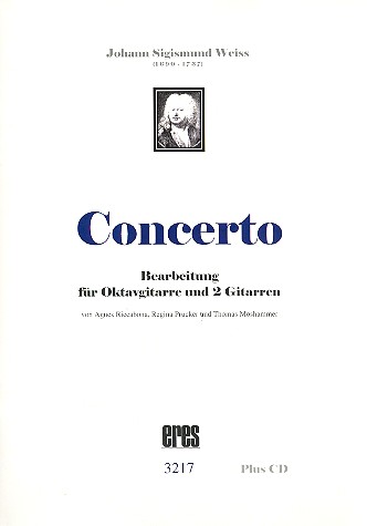 Concerto a-Moll fr Laute und Streicher (+CD) fr Oktavgitarre und 2 Gitarren Partitur und Stimmen