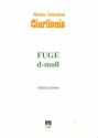 Fuge d-Moll fr Violine, Viola und Violoncello Partitur und Stimmen