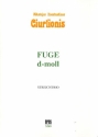 Fuge d-Moll fr Violine, Viola und Violoncello Partitur und Stimmen