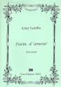 Poem d'amour fr Violine und Klavier fr Streichorchester Partitur