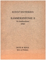 Kammersinfonie II fr Streichorchester Studienpartitur