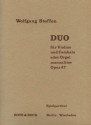 Duo op. 47 Violine und Cembalo (Orgel manualiter) Spielpartitur
