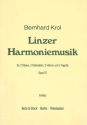 Linzer Harmoniemusik op. 67 für 2 Oboen, 2 Klarinetten, 2 Hörner und 2 Fagotte Partitur