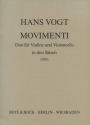 Movimenti Violine und Violoncello Spielpartitur 2 Exemplare