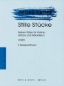Stille Stcke 7 Stze (1987) fr Violine, Gitarre und Akkordeon 3 Spielpartituren