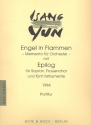 Engel in Flammen fr Sopran, Frauenchor und 5 Instrumente oder Orchester Partitur