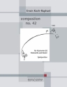 composition no.42 Klarinette, Violoncello und Klavier Partitur