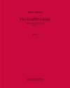 Vier Lieder nach Graffiti-Texten op. 25 Sopran, Flte Gitarre und Schlagzeug Partitur und Stimmen