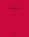 Vier Lieder nach Graffiti-Texten op. 25 Sopran, Flte Gitarre und Schlagzeug Partitur und Stimmen