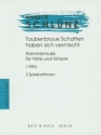 Taubenblaue Schatten haben sich vermischt Flte und Gitarre Spielpartitur 2 Exemplare