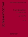 Trotz Reaktion Kammer-Ensemble Partitur