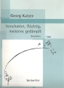 Verschattet flchtig meisten gedmpft fr Violine, Viola und Violoncello Spielpartitur (1992)