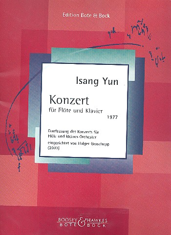 Konzert fr Flte und Orchester Klavierauszug fr Flte und Klavier