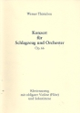 Konzert op.66 fr Schlagzeug und Orchester fr Schlagzeug, Violine (Flte) und Klavier