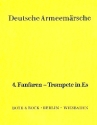 Deutsche Armeemrsche (Auswahl aus Band 1 und Band 2) fr Blasorchester Fanfaren-Trompete 4 in Es