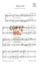 Hans Vollenweider Psalm 100 Mnnerchor Chorpartitur