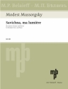 Mussorgskij, Modest Savichna, ma lumire fr Bariton und Klavier