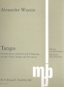 Tango fr Violine, Streicher und Schlagzeug Partitur und Violinstimme