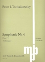 Sinfonie Nr.6 op.74 (Pathetique) fr Orchester Partitur