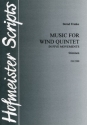 Music for wind quintet fr Flte, Oboe, Klarinette, Horn und Fagott Stimmensatz