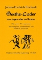 Goethe-Lieder zu singen und zu blasen fr 2 Trompeten