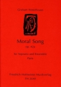 Moral Song for Voice and chamber ensemble Stimmen
