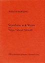 Streichtrio fr Violine, Viola und Violoncello