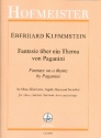 Fantasie ber ein Thema von Paganini fr Oboe, Klarinette, Fagott, Horn und 5 Streicher Partitur und Stimmen