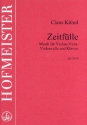 Zeitflle fr Violine, Viola, Violoncello und Klavier Partitur